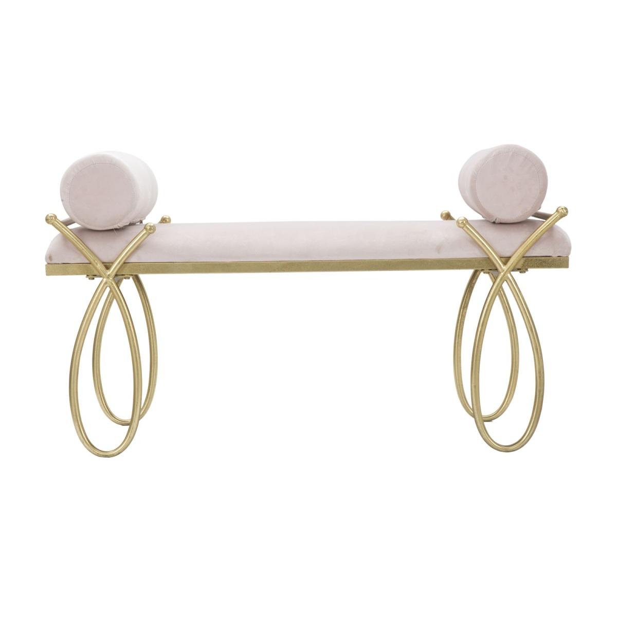 Panca ribbon rosa 112,5 x 49 x 53 cm