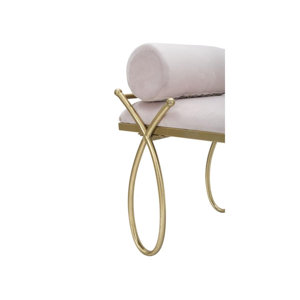 Panca ribbon rosa 112,5 x 49 x 53 cm