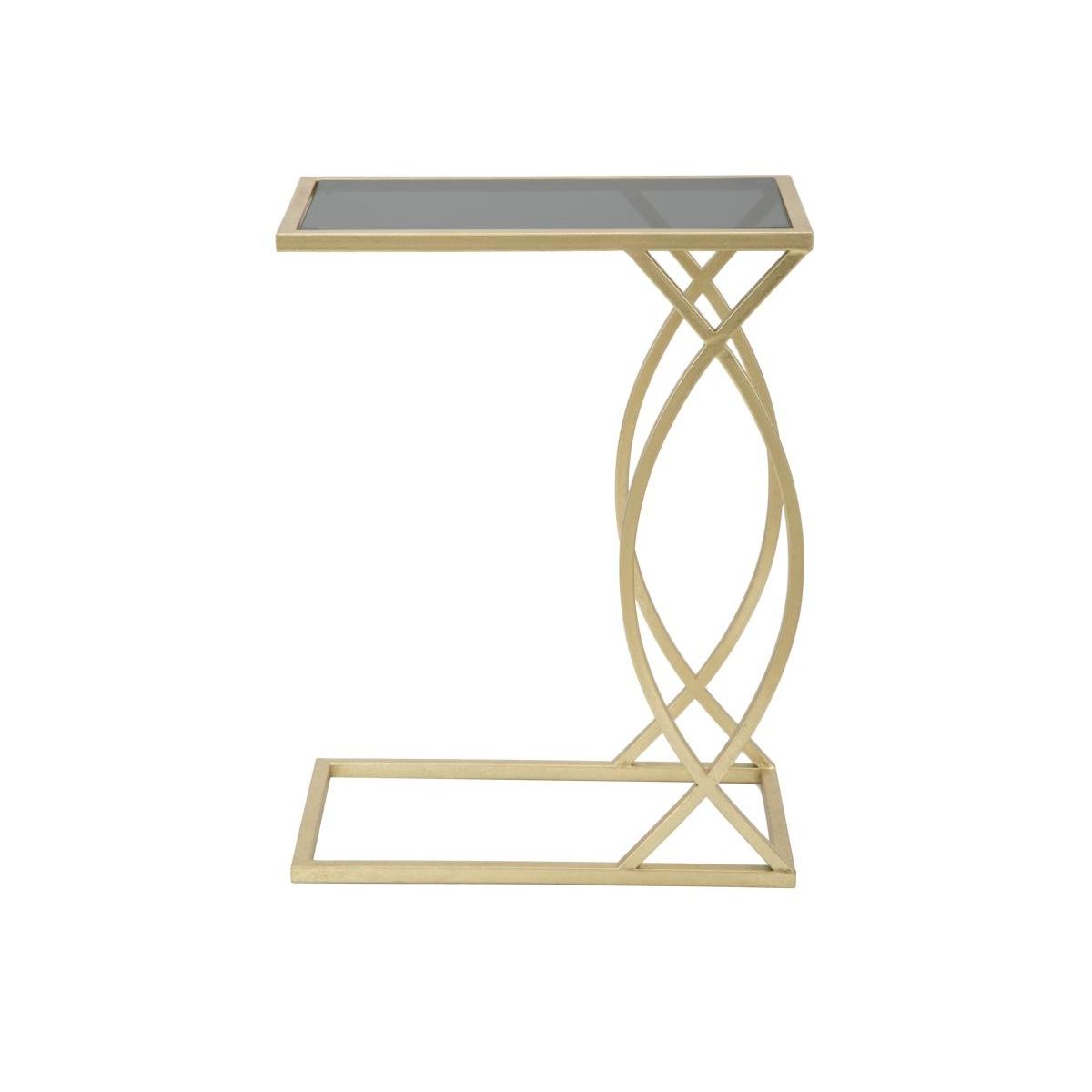 Tavolinetto da divano glam 45,5 x 25,5 x 60 cm
