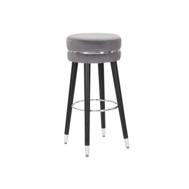 Sgabello bar paris grigio silver