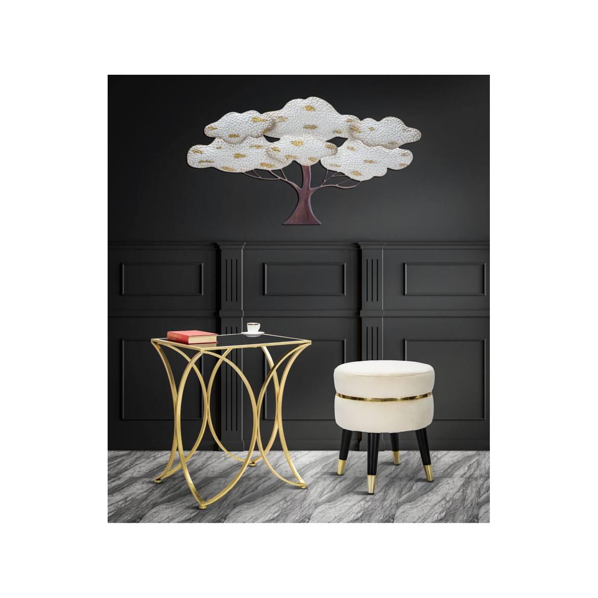 Sgabello paris crema gold
