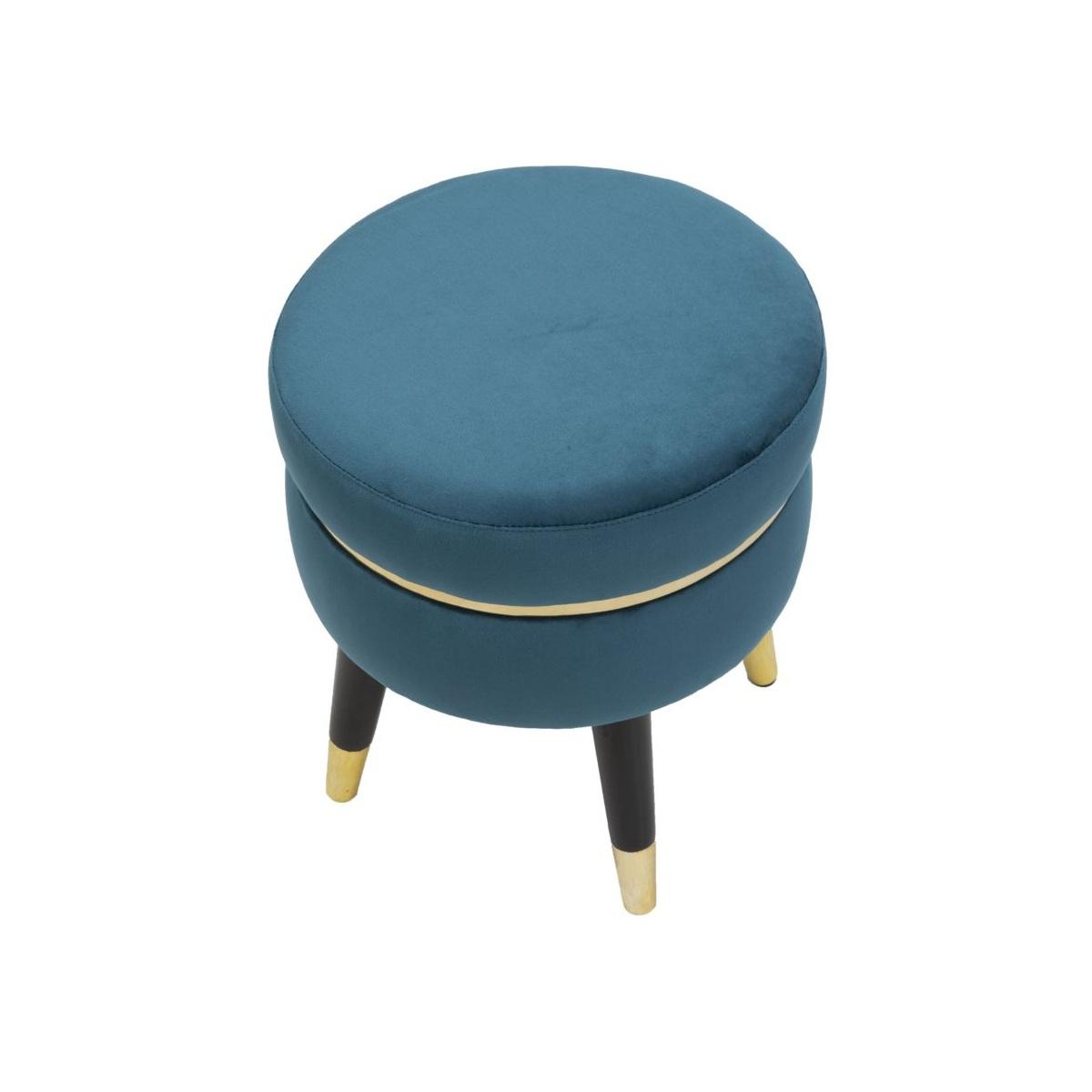 Sgabello paris ottanio gold