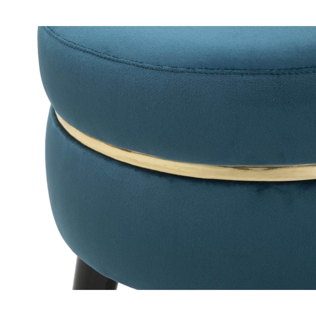Sgabello paris ottanio gold