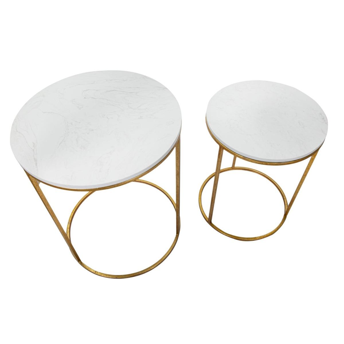 Tavolinetti simply marble coppia modello