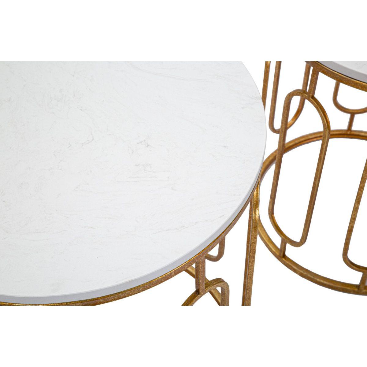 Tavolinetti tory marble coppia