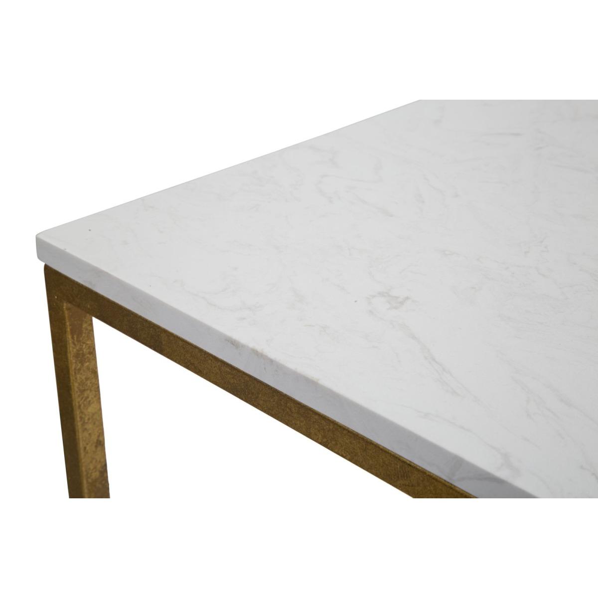 Tavolinetto double marble 47 x 47 x 60 cm