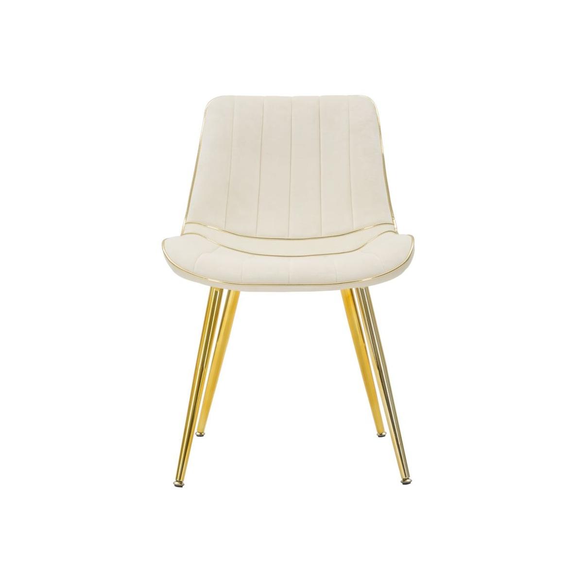 Sedia paris crema gold Set 2 pz