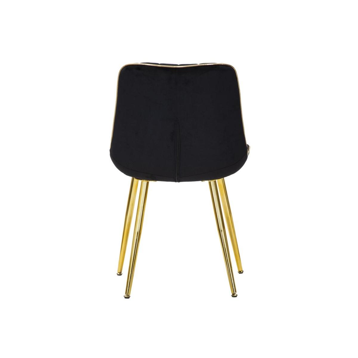Sedia paris nera gold Set 2 pz