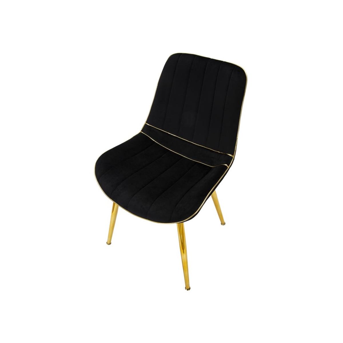 Sedia paris nera gold Set 2 pz