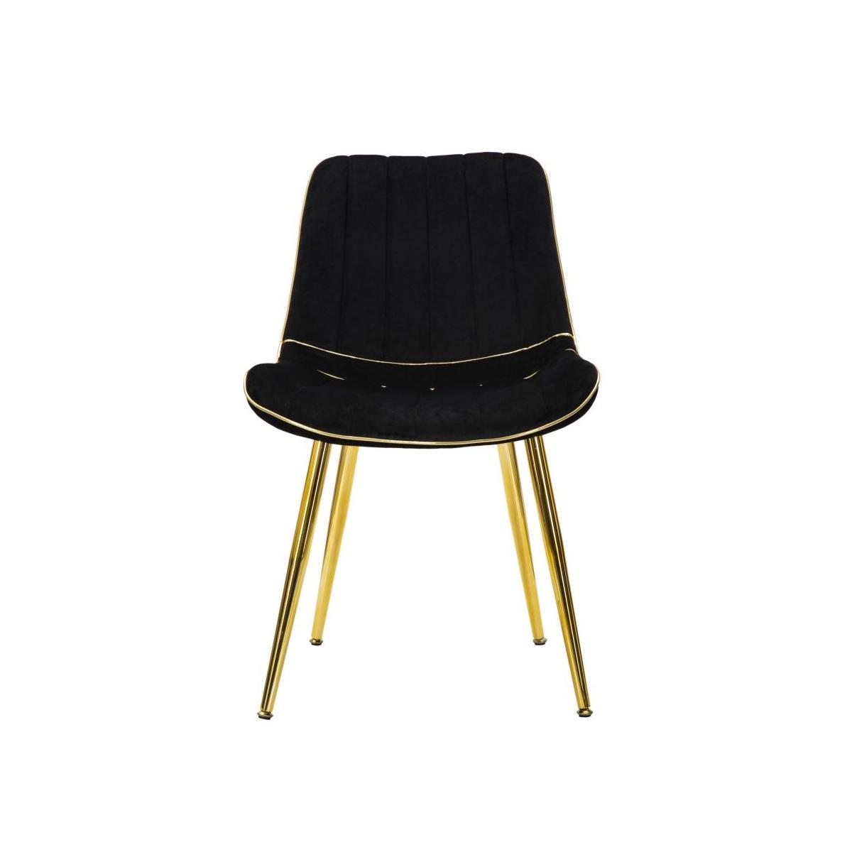 Sedia paris nera gold Set 2 pz