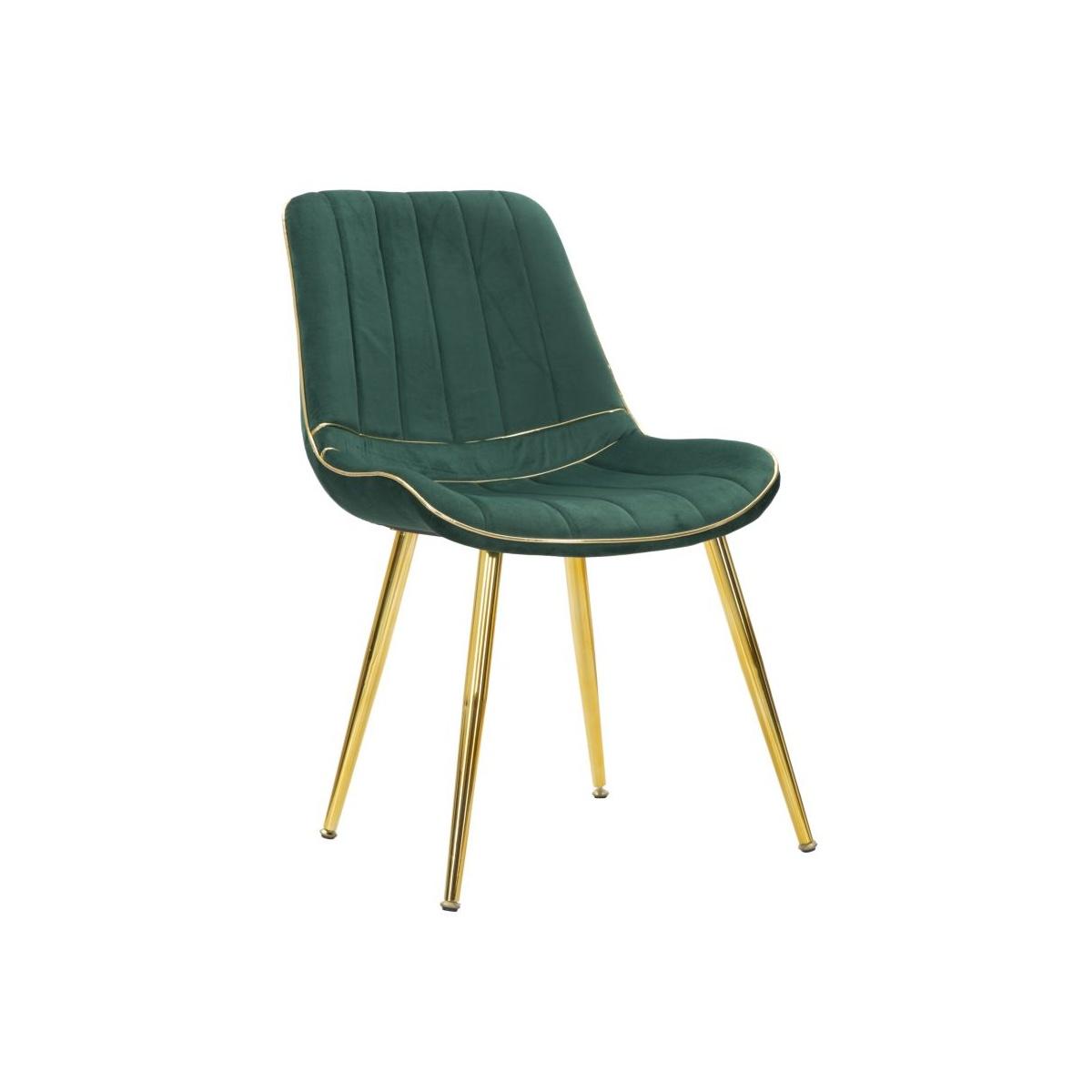 Sedia paris verde gold Set 2 pz