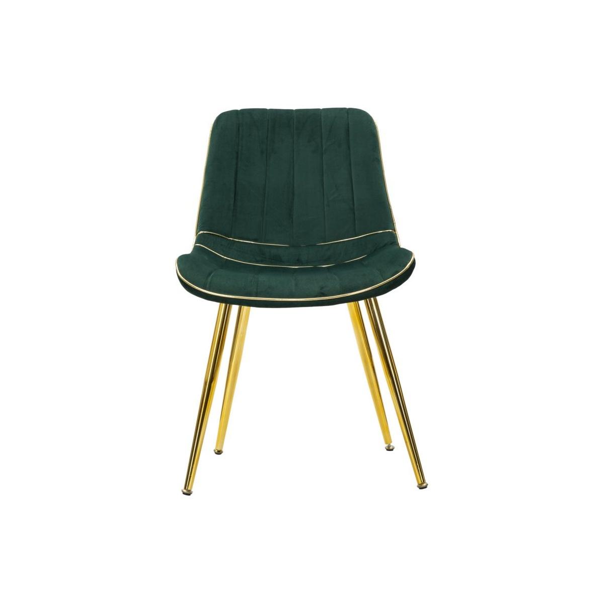 Sedia paris verde gold Set 2 pz
