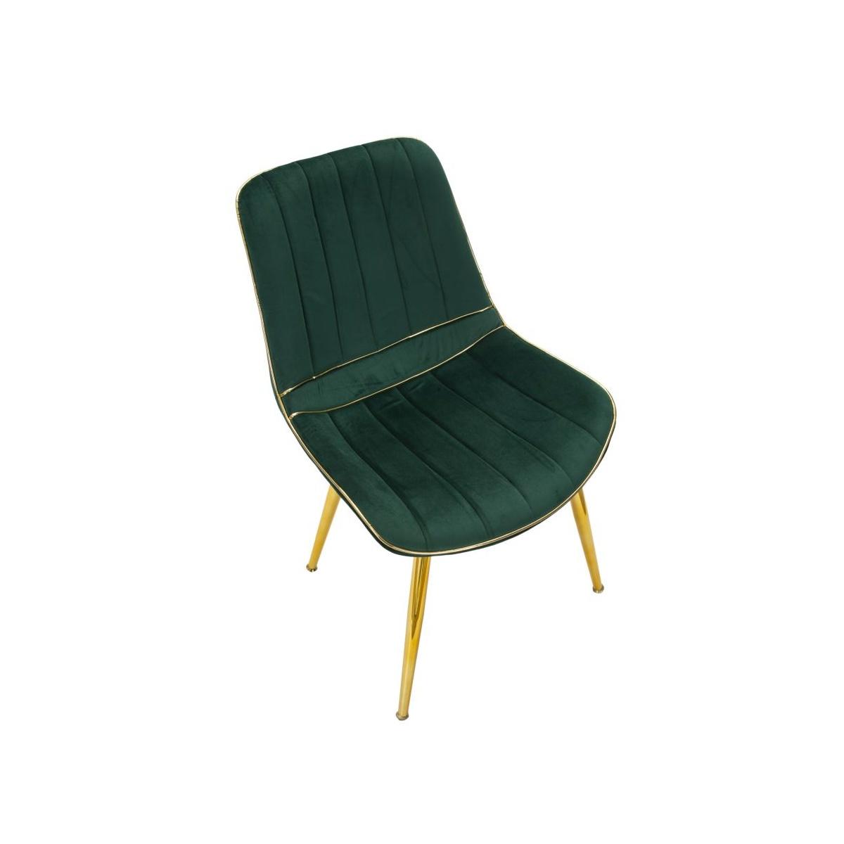Sedia paris verde gold Set 2 pz