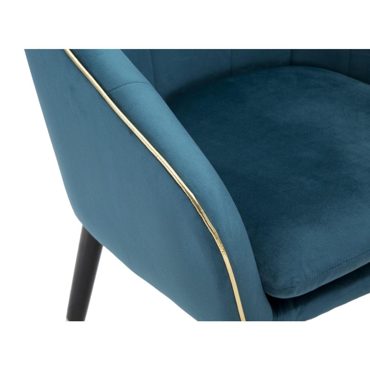 Poltrona paris ottanio gold 62 x 58 x 78 cm