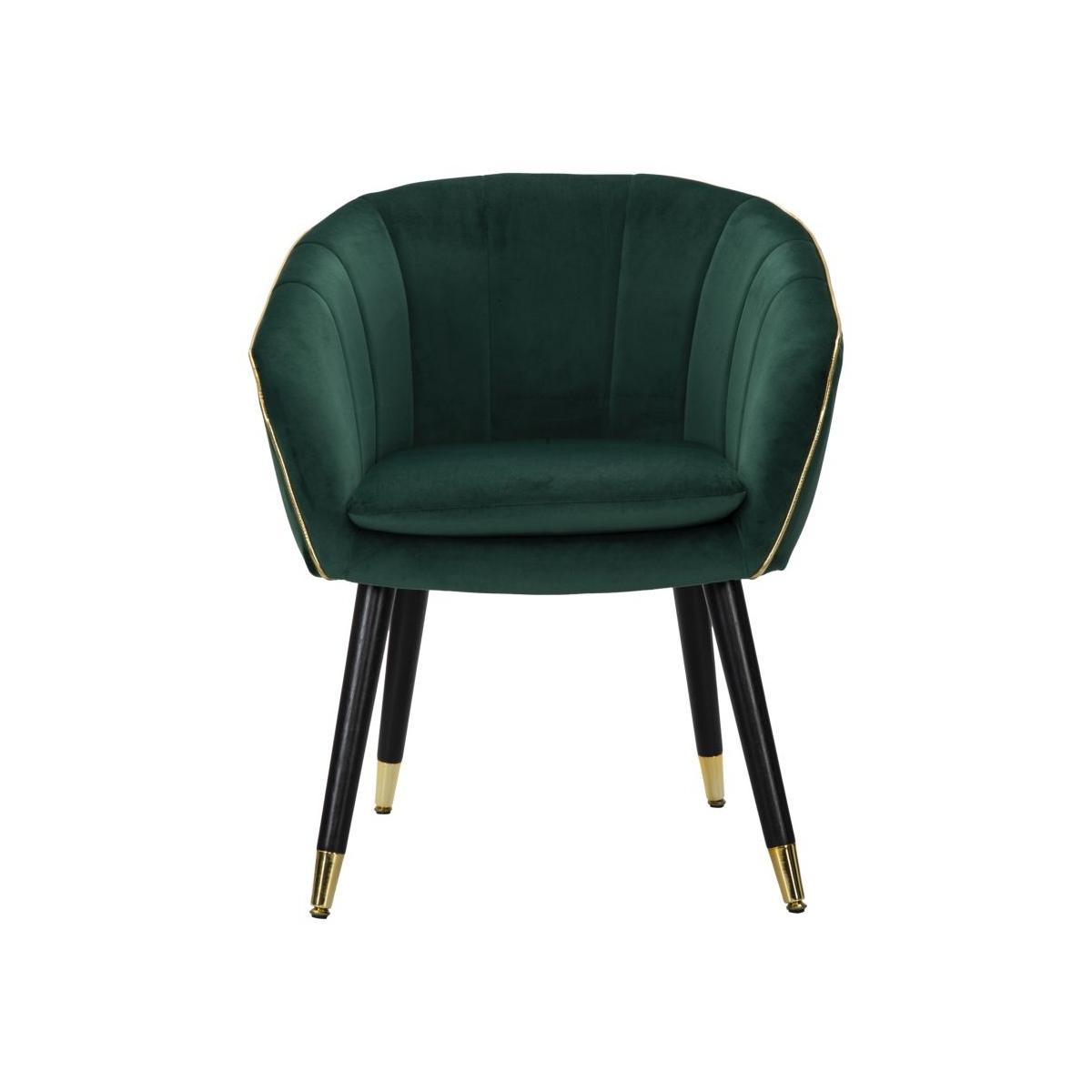 Poltrona paris verde gold 62 x 58 x 78 cm