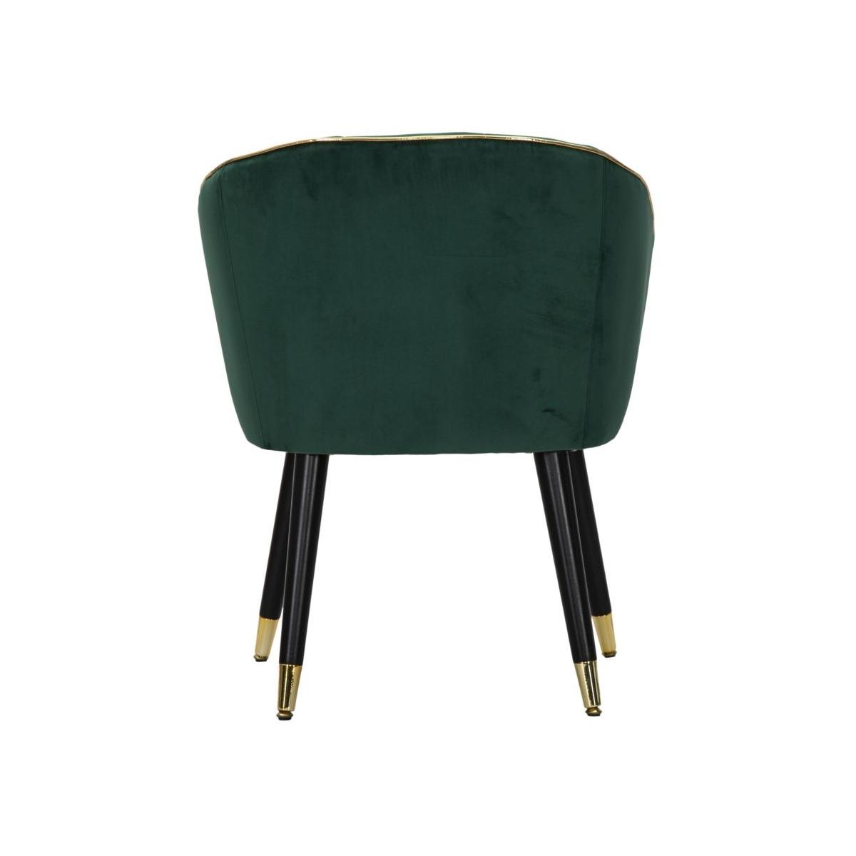 Poltrona paris verde gold 62 x 58 x 78 cm