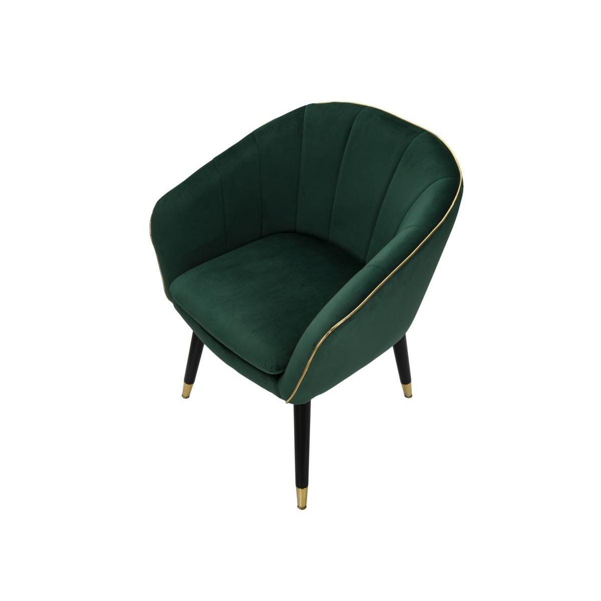 Poltrona paris verde gold 62 x 58 x 78 cm