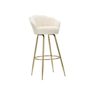 Sgabello bar vienna crema altezza seduta 55 x 53 x 110 cm