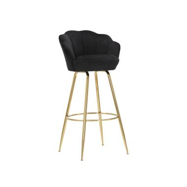 Sgabello bar vienna nero altezza seduta 55 x 53 x 110 cm