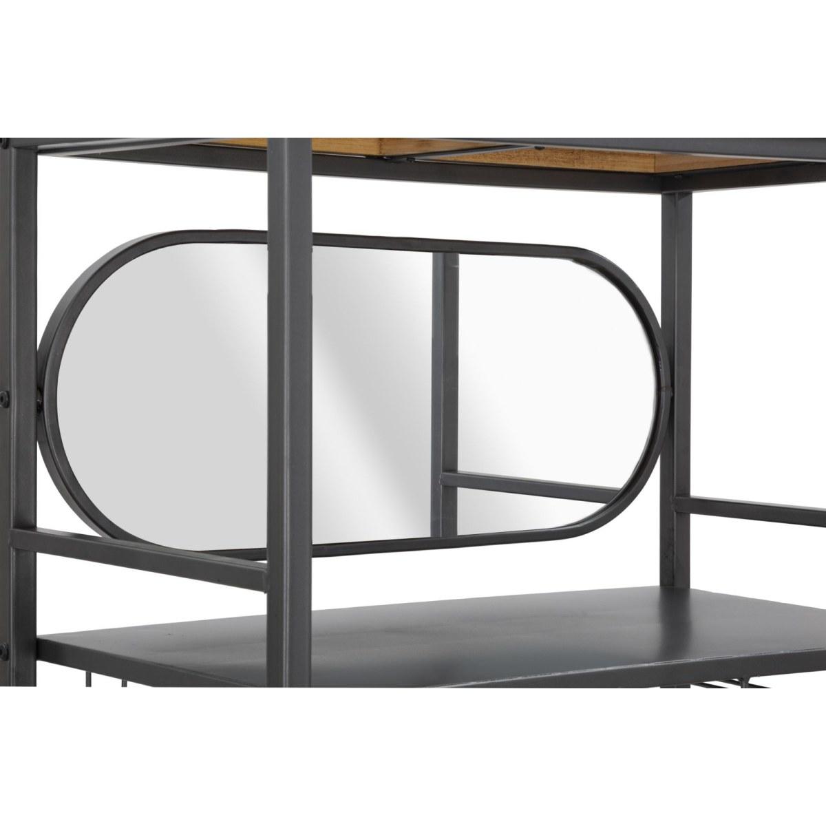 Mobile porta bottiglie industry 68 x 37 x 165 cm