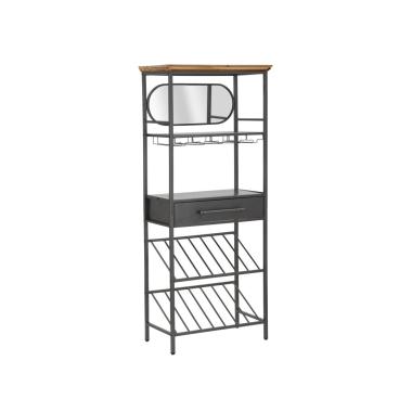 Mobile porta bottiglie industry 68 x 37 x 165 cm