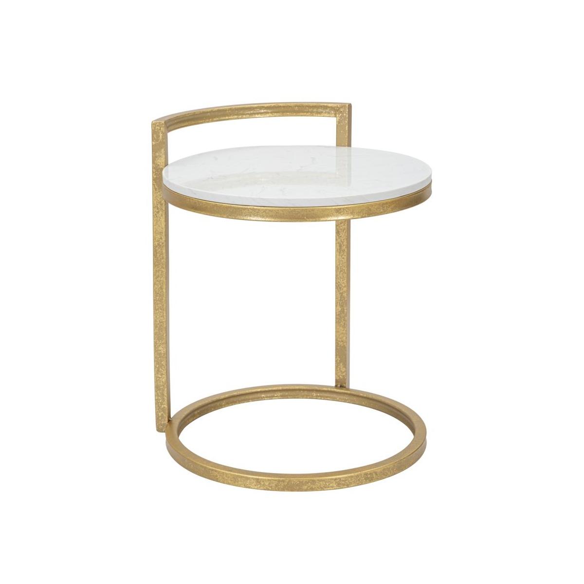 Tavolinetto round marble 40 x 43 x 50 cm