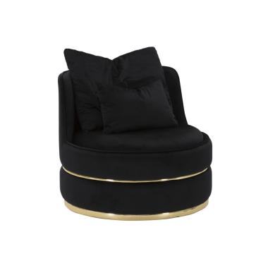 Poltrona paris space nero gold