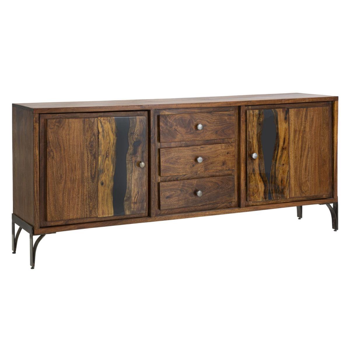 Mobile mustang legno di acacia nilotica 175 x 40 x 75 cm