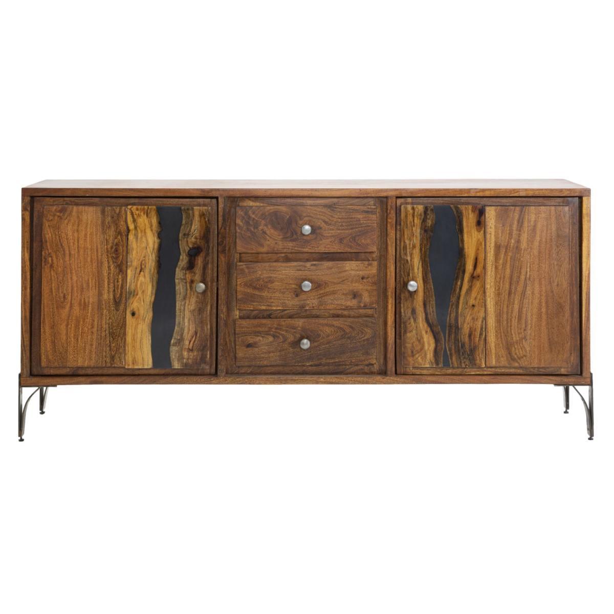 Mobile mustang legno di acacia nilotica 175 x 40 x 75 cm