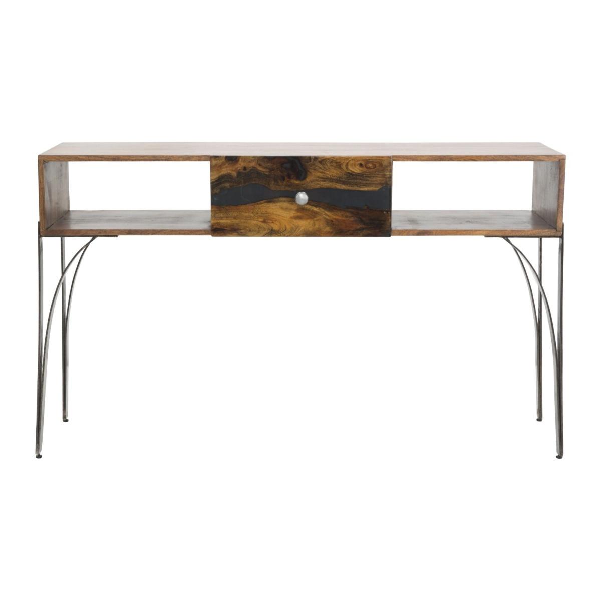 Consolle mustang legno di acacia nilotica 130 x 40 x 80 cm