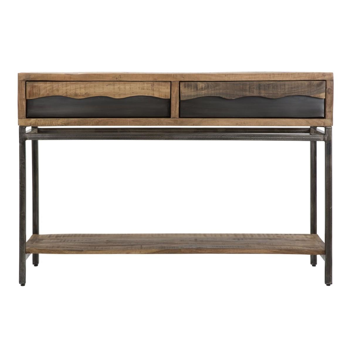 Consolle yellowstone legno di acacia nilotica 118 x 40 x 80 cm