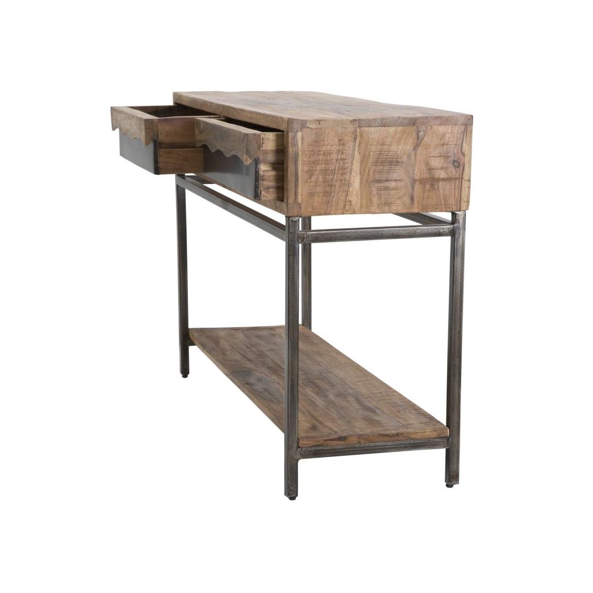 Consolle yellowstone legno di acacia nilotica 118 x 40 x 80 cm