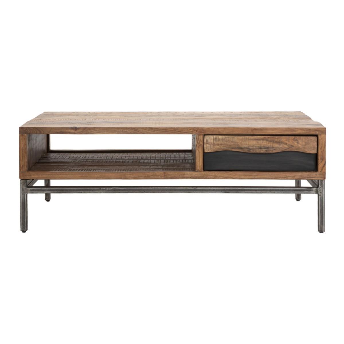 Tavolo da caffe yellowstone legno di acacia nilotica 118 x 70 x 40 cm