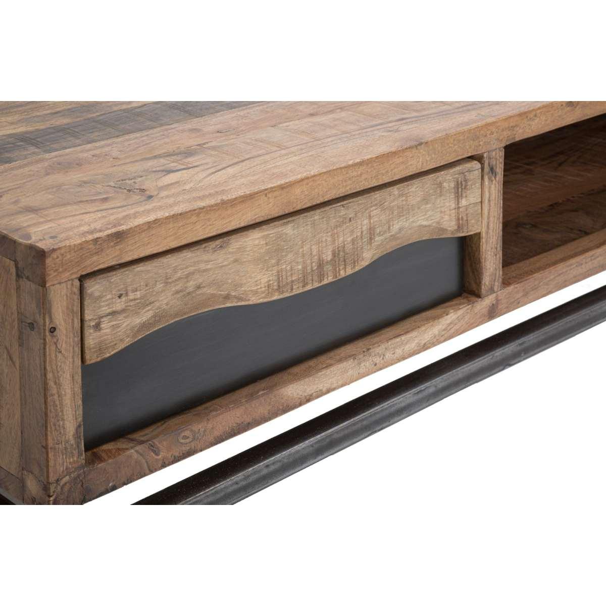 Tavolo da caffe yellowstone legno di acacia nilotica 118 x 70 x 40 cm