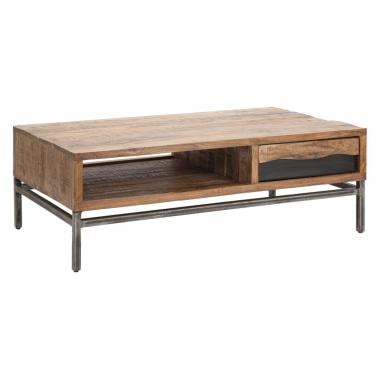 Tavolo da caffe yellowstone legno di acacia nilotica 118 x 70 x 40 cm