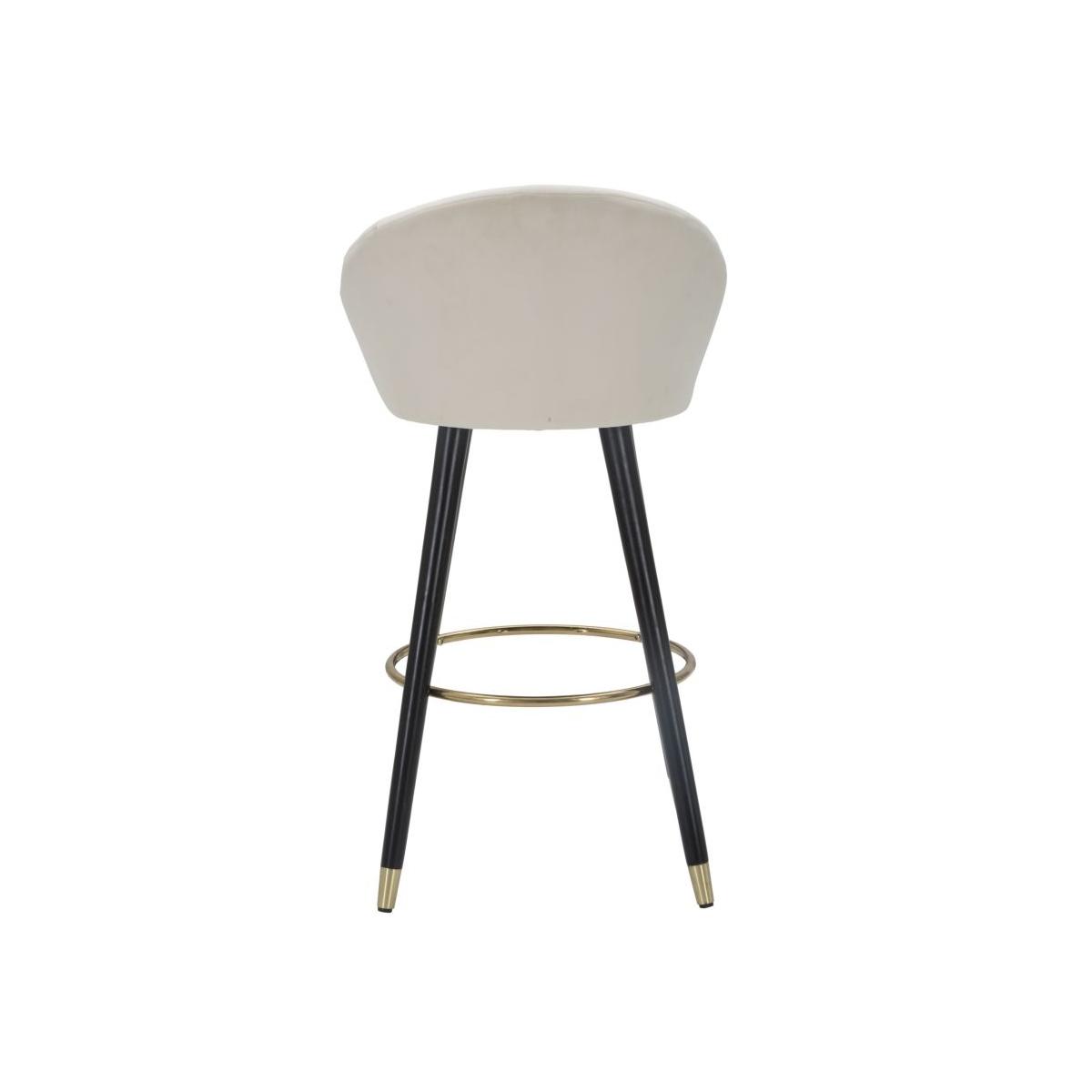 Sgabello bar prague crema altezza seduta 55 x 56 x 104 cm