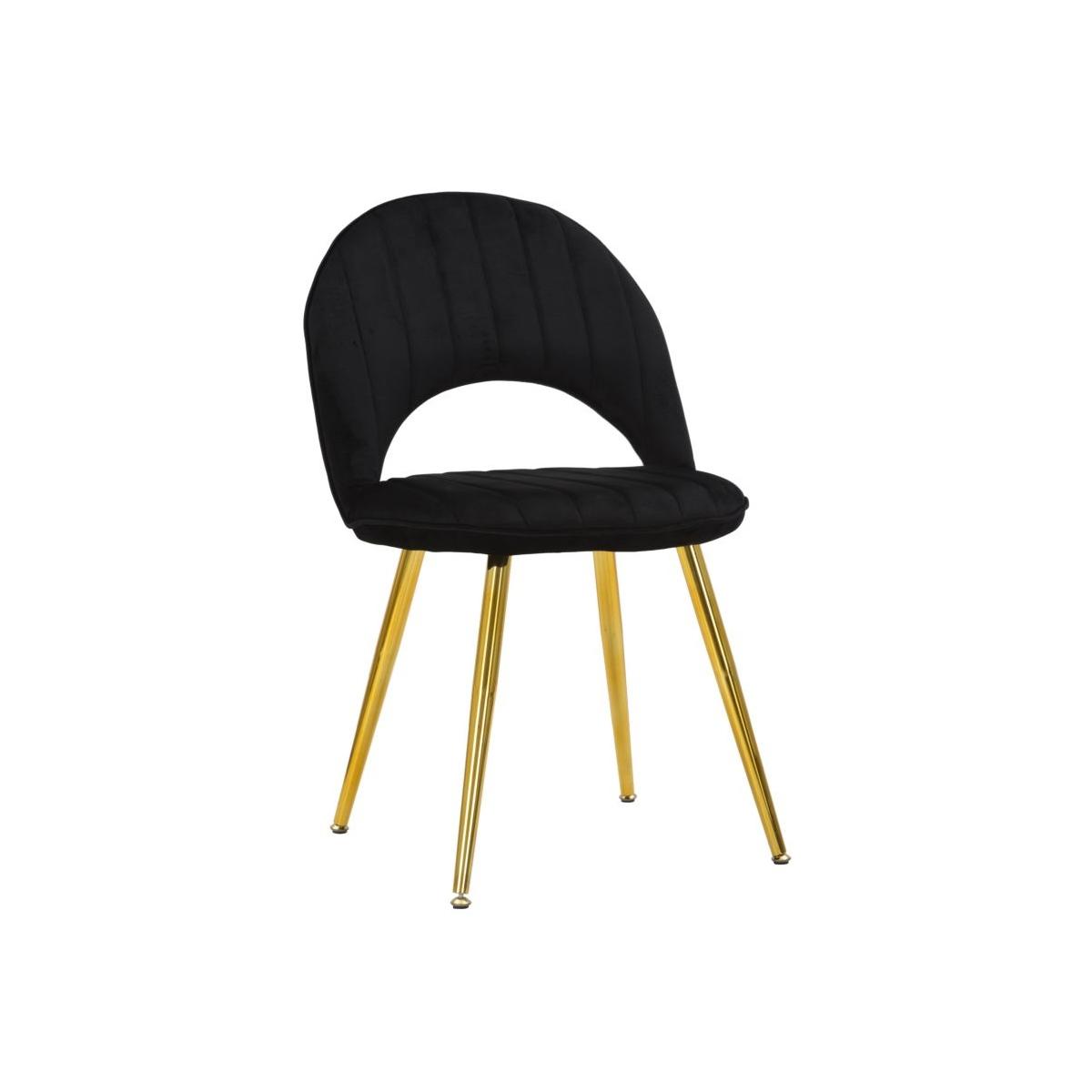 Sedia flex nera Set 2 pz