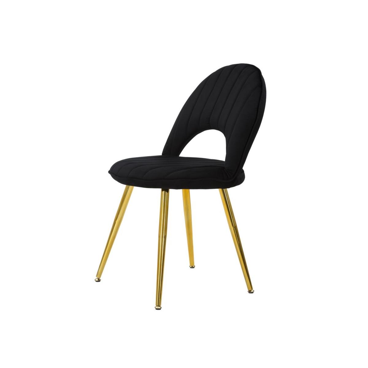 Sedia flex nera Set 2 pz