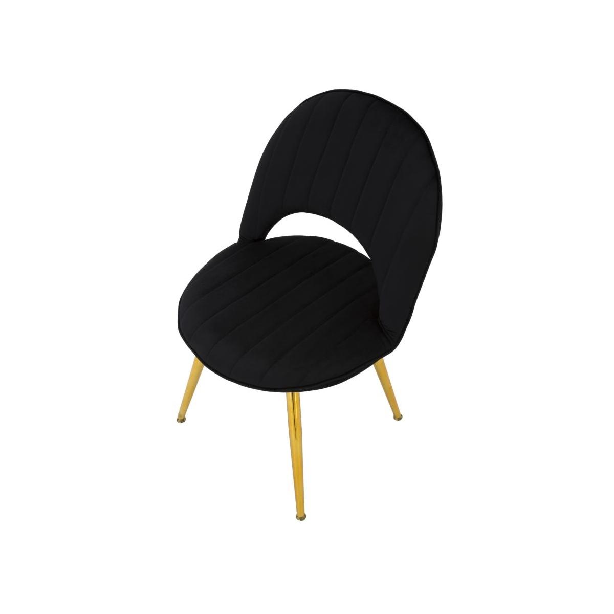 Sedia flex nera Set 2 pz