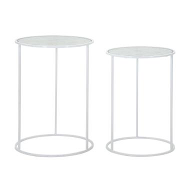 Tavolinetti white harts coppia