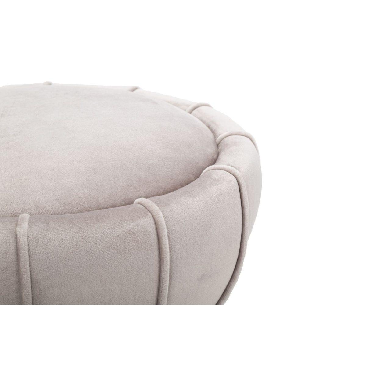 Sgabello flower grigio