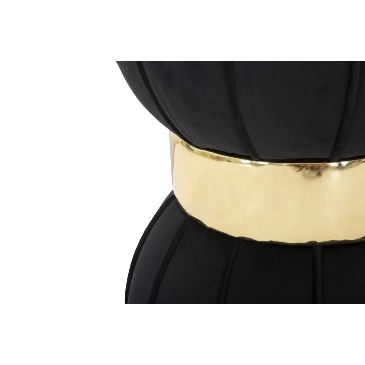 Sgabello flower nero