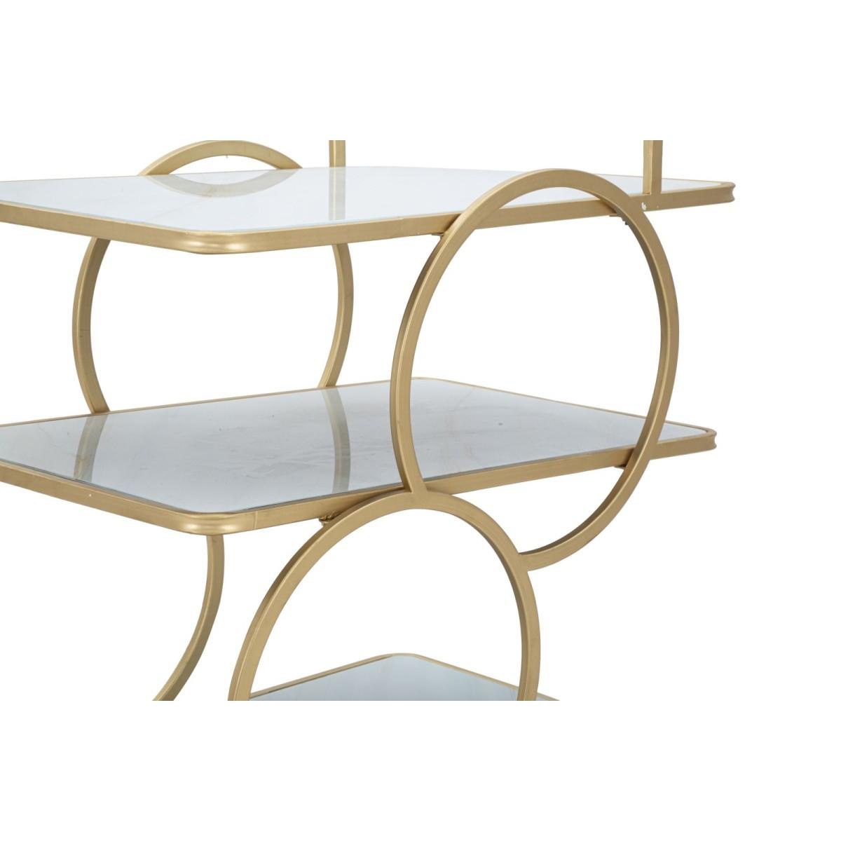 Carrello marble glass 64 x 46 x 79 cm