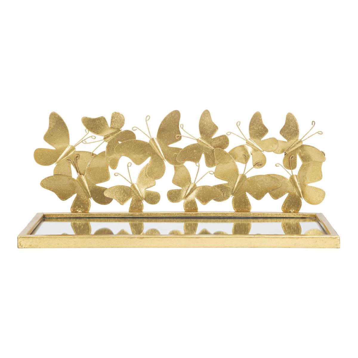 Comodino mensola butterflies coppia 43 x 19,2 x 16,5 cm