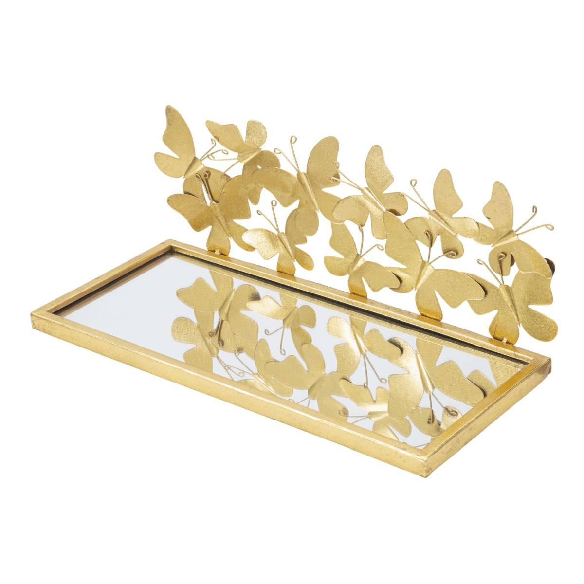 Comodino mensola butterflies coppia 43 x 19,2 x 16,5 cm