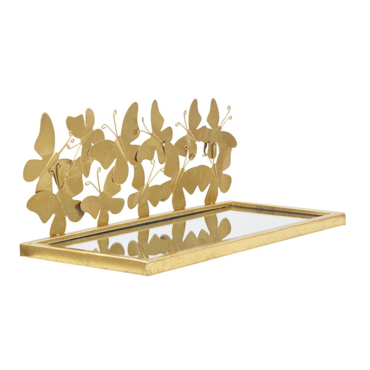 Comodino mensola butterflies coppia 43 x 19,2 x 16,5 cm