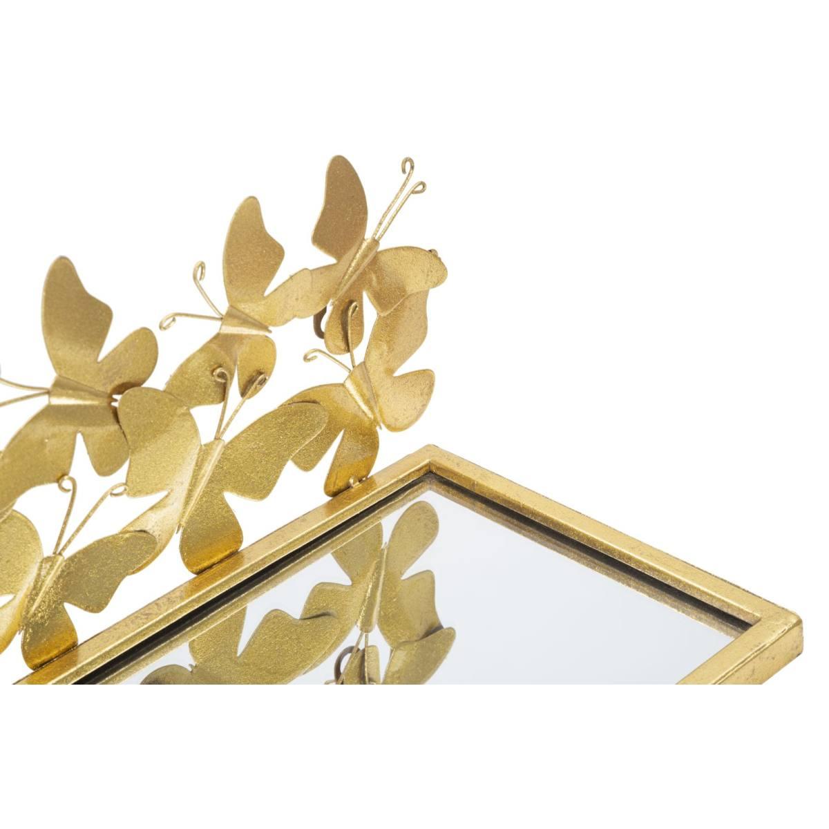 Comodino mensola butterflies coppia 43 x 19,2 x 16,5 cm