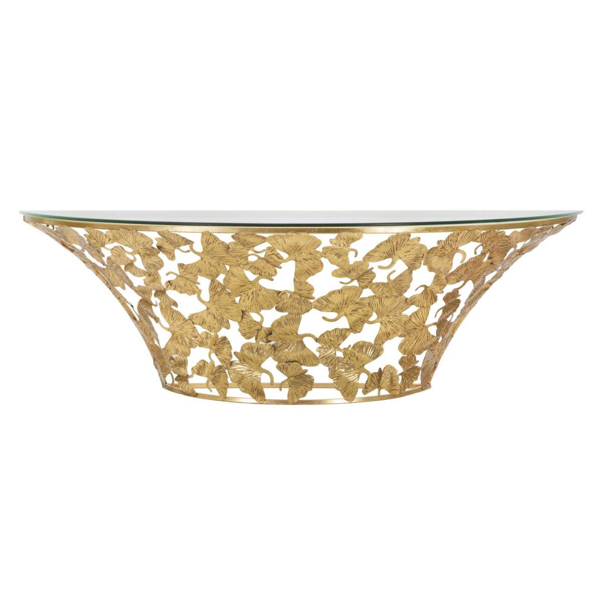 Consolle sospesa foglie 120 x 40,5 x 37,2 cm