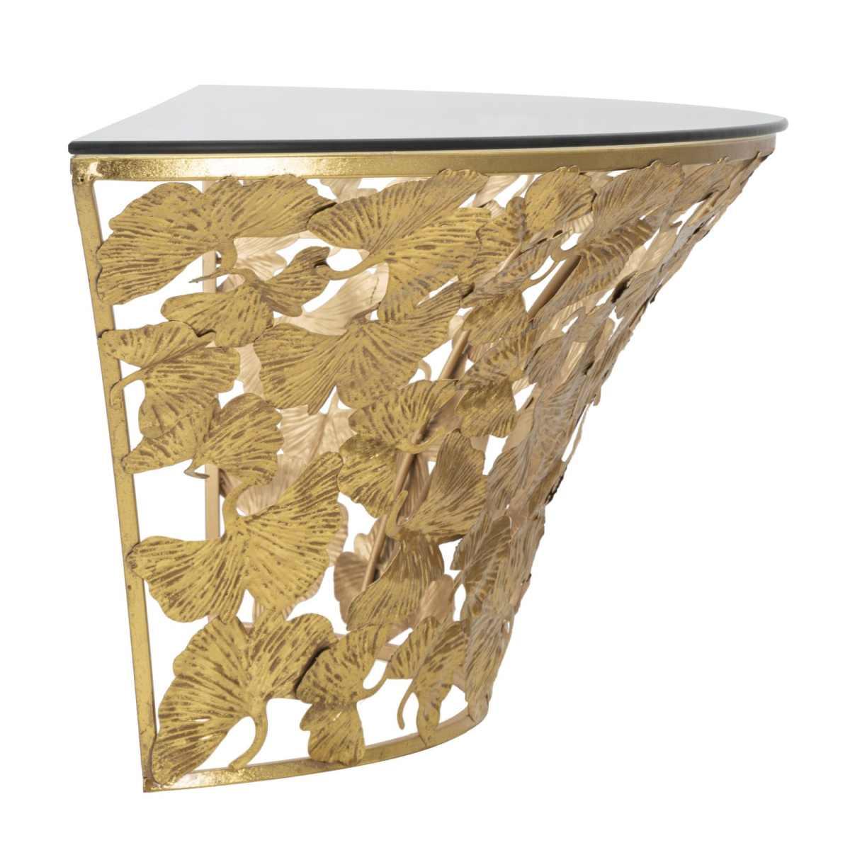 Consolle sospesa foglie 120 x 40,5 x 37,2 cm