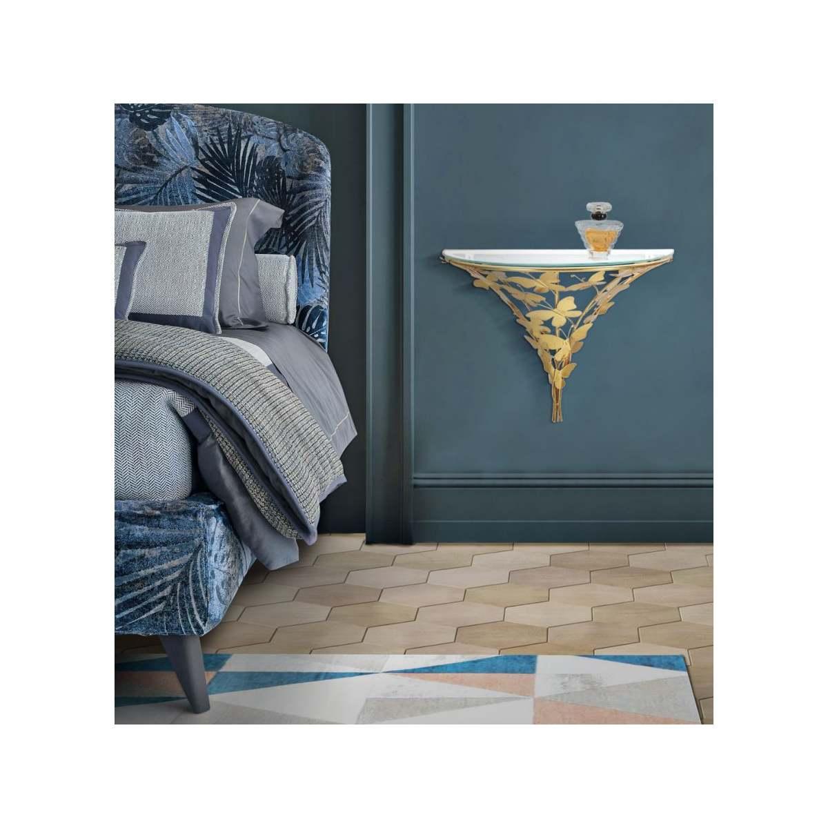Comodino da muro butterflies 44,5 x 24,5 x 34,5 cm